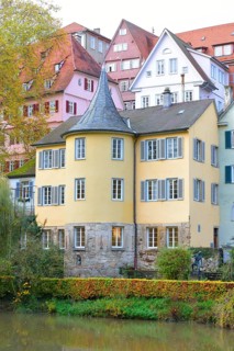 View of the historic town centre of Tubingen