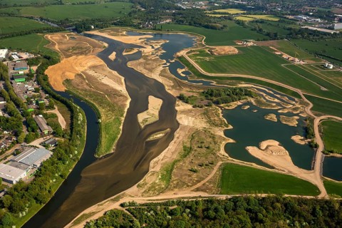 Reconstruction of the mouth of the Lippe River by the Lippeverband water management association