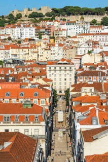 Augusta Street and Castelo de Sao Jorge