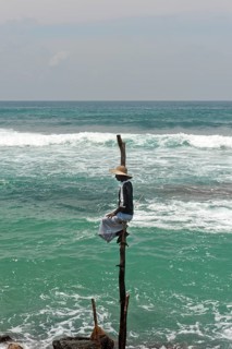 Stilt fisherman
