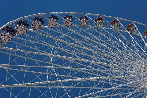 The new 'Blumenrad' Ferris Wheel in the Prater