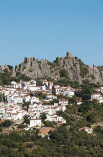 The White Town of Gaucin below a Moorish fort