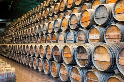 Wine barrels