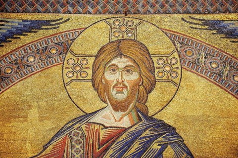 Medieval mosaics on the ceiling of the Baptistry of Florence Cathedral
