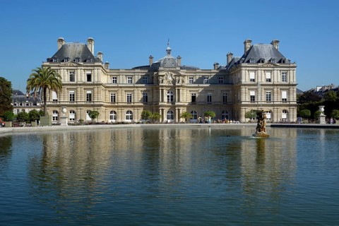 The Luxembourg Palace in the Jardin du Luxembourg