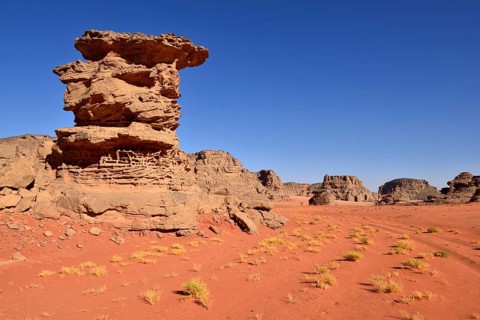 Rocky landscape in the Cirque
