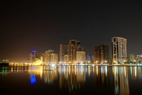 Skyline at night