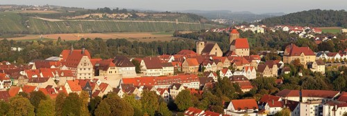 Historic centre with Schochemturm tower
