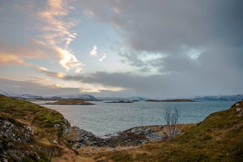 Landscape at Sommaroy Sound