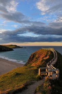 Viewpoint overlooking the beach of Sango Bay
