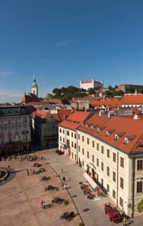 View over the Hlavne namestie main square