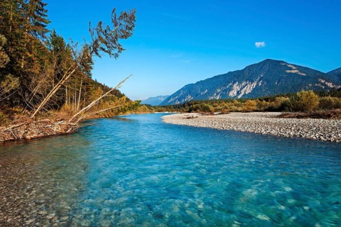 Isar river at Vorderriss