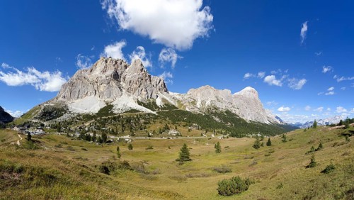 The Dolomites and the Tofane mountain group