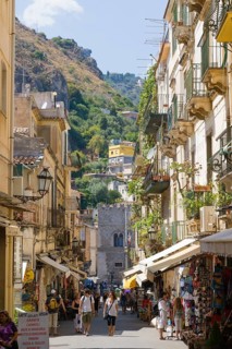 Via Teatro Greco street
