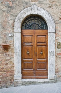 Double doors of a house