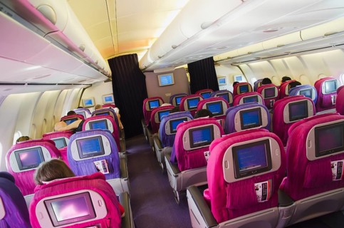 Cabin of a passenger aircraft