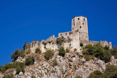 Medieval stone fortress