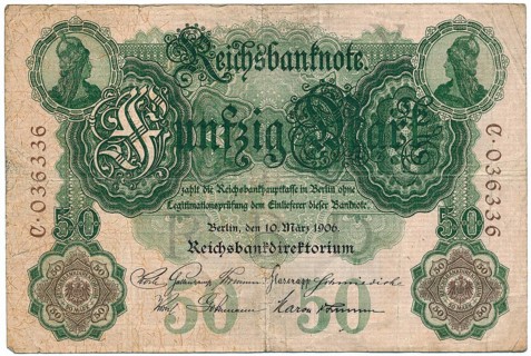 Old banknote