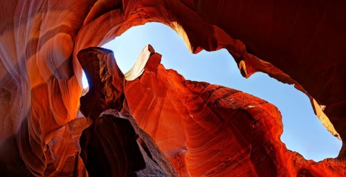 Yellow-red sandstone formations