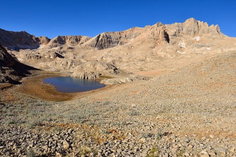 Yedigoller Plateau with Mt Kizilkaya