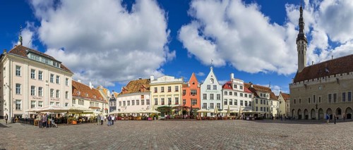 Panorama of Town Hall Square