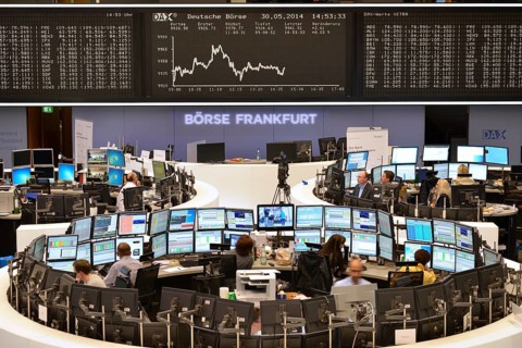 Trading floor of the Frankfurt Stock Exchange