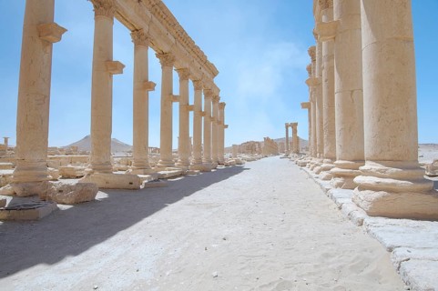 Ruins of the ancient city of Palmyra