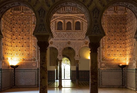Salon of the Ambassadors in the Alcazar of Seville