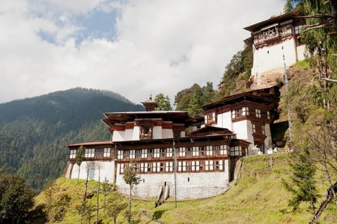Secluded Buddhist Cheri Goemba Monastery