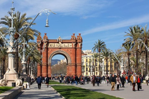 Arc de Triomf triumphal arch