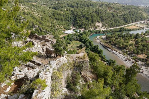 Alara Castle and Alara river