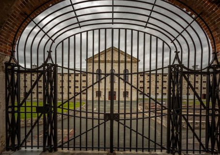 The gate to Fremantle Prison
