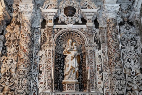 Altar in Sicilian Baroque