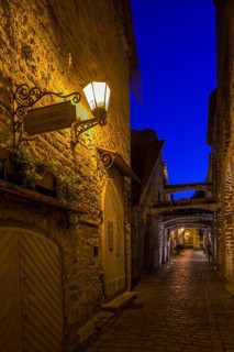 St. Catherine's Passage at night