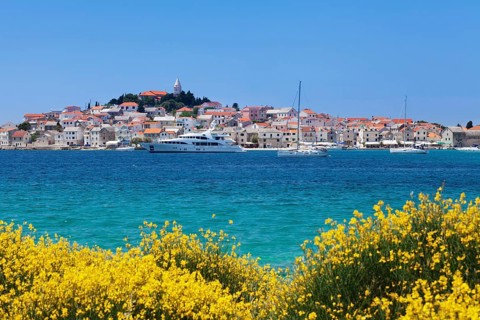 View of the town of Primosten