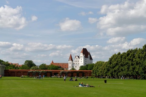 New Castle seen from Klenzepark