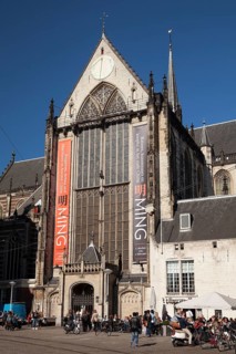 Church Nieuwe Kerk on the Dam or Dam Square