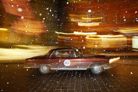 Vintage car rally
