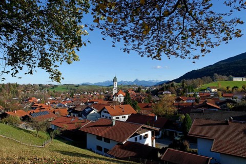 Townscape of Nesselwang