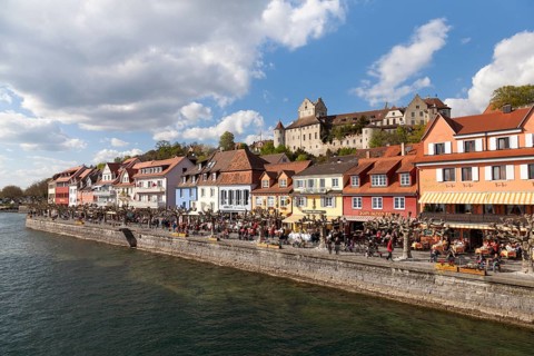Lakeside promenade with Burg Meersburg