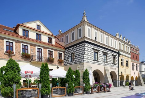 Town houses on the market square