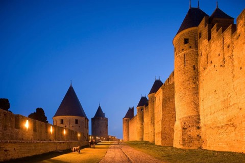 Fortress with watch towers, Carcassonne