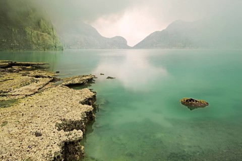 Crater lake of Kawah Ijen
