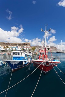 Fishing boats in the harbor
