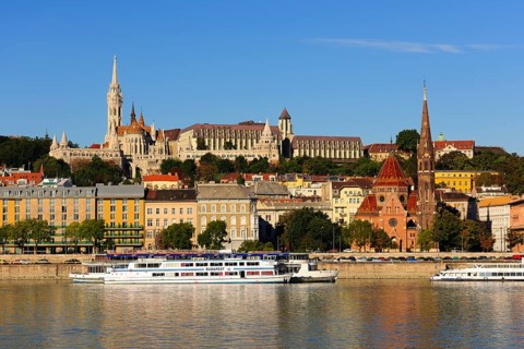 Castle Hill with Matthias Church and Fisherman's Bastion