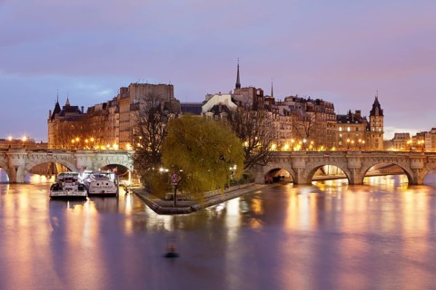 Bridge Pont Neuf and the Ile de la Cite