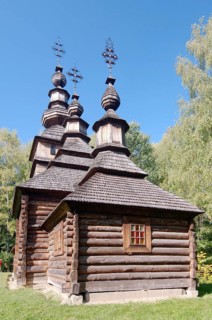 Old wooden Christian church