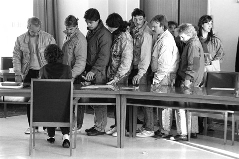 East German citizens travelling