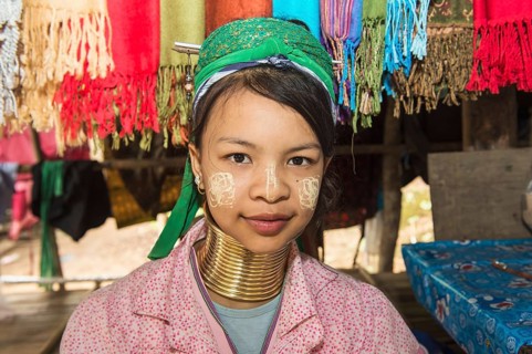 Long-necked woman