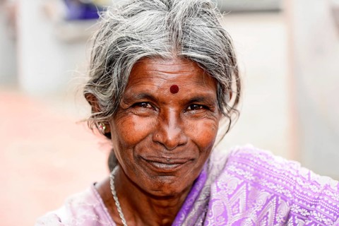 Elderly Indian woman